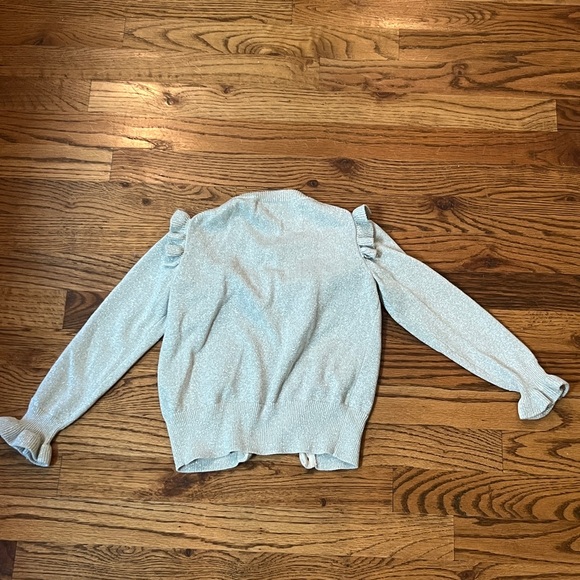 Crewcuts Light Blue Ruffle Cardigan - Picture 3 of 3